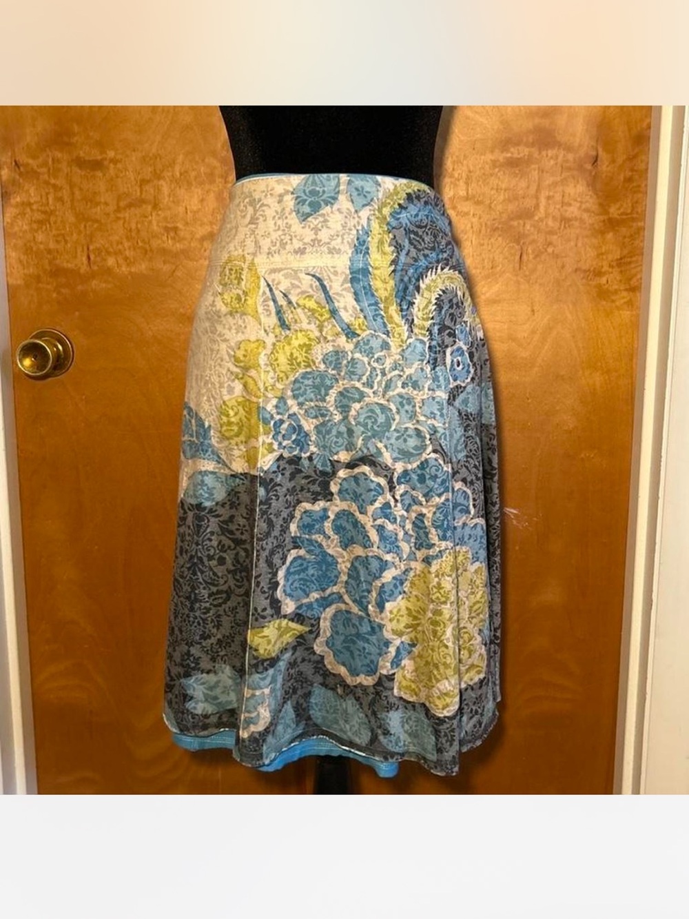 Y2K floral skirt